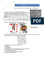 Mathemagie 11 - Le Carre Magique