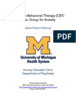 Anxiety Patient Manual Condensed