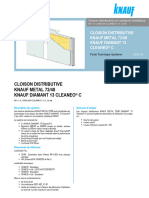 KNAUF - Cloison Distributive Knauf Metal 72 48 Knauf Diamant 13 Cleaneo C - FTSYS - 2022 06 03