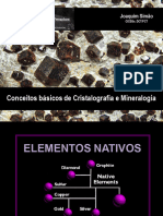 Minerais Pesados Cristalografia Mineralogia PEQ