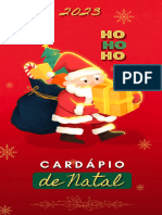 Cardápio de Natal 2023