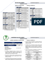 Pensum de Estudio Ingenieria de Computaciòn