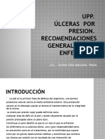 Upp. Úlceras Por Presion. Recomendaciones Generales para Enfermería