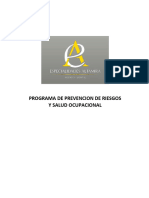 Programa Anual de Prevencion de Riesgos