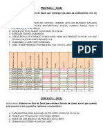 Progresión 5 - Actividades Excel