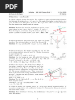 Solution 9thStd Physics Test1 15oct2023 Paper