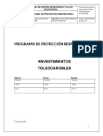 SGSSO-PPR-01 Programa de Proteccion Respiratoria