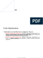 Code Optimization - Compiler Design