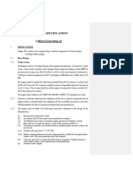 Technical Specifications A) Diesel Generating Set