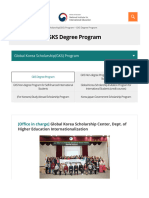 GKS Degree Program - NIIED