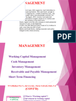 Lecture 3 - WC Management