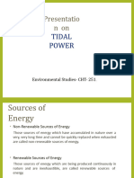 Tidal Energy CHL457