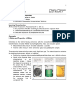 Chapter 1 - Matter and Its Properties