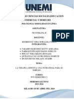 La Terapia Asertiva - Una Estrategia para Su Empleo