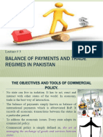 Balance of Payment and Trade Regimes