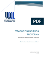 Estados Financieros Proforma