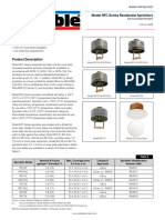 Model RFC Residential Concealed Sprinkler