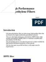 High Performance Polyethylene Fibers