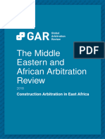 GAR Construction Arbitration in East Africa