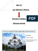 Item 2.2 - Estrutura Cristalina - Parte 1