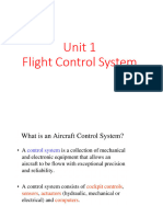 Unit 1 Flight Controls