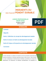 Les Fondements Du Développement Durable - 15032024