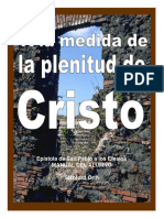 EFESIOS A La Medida de La Plenitud de Cristo