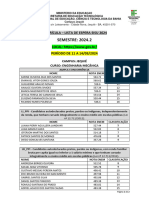 Lista de Espera Sisu 2024 2024.2