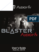 Audigy FX User Guide Eng