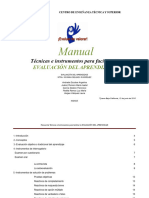 Instrumento para Medición de Aprendizaje