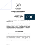 Sentencia Requisito de Procedibilidad Laboral - Rechaza Demanda Exige Radicación Previa A Demanda