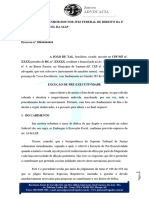 Exceção de Pré-Executividade Execução de Multas Do Dnit