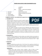 Plan de Refuerzo Escolar - Matemática - Olaya Edinson - 2024