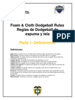 Reglamento WDF Dodgeball Traducido - Español Dodgeball Colombia