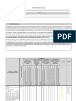 Programación Anual 1ro. Secundaria