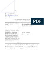 Redacted Memorandum in Support of Motion For Tro.1