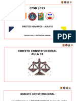 AULA 1 - Direito Constitucional Introdução CFSD 2023