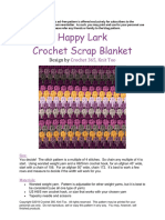 Happy Lark Crochet Scrap Blanket