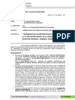 Ing. Carata D01 de Aprobacion de Ampliacion de Plazo