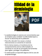 La Utilidad de La Epidemiología