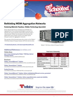 Tellabs Get Schooled Cheat Sheet: Rethinking WDM Aggregation Networks