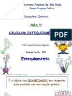 Aula 4 - Cálculos Estequiométricos