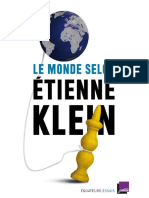 Le Monde Selon Etienne Klein - Philosophie - Etienne Klein