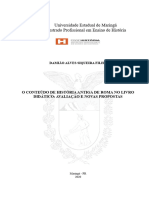 Universidade Estadual de Maringá Mestrado Profissional em Ensino de História