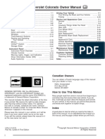 2004 Chevrolet Colorado Owner Manual