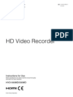 S018 Sony Recoder HVO 550MD Operation Manual