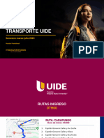 Rutas Transporte Marzo