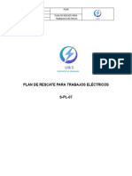 Plan de Rescate para Trabajos Eléctricos