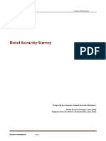 Hotel Security Survey Standard Template