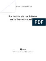 GARCÍA GUAL La Deriva de Los Heroes en La Literatura Griega